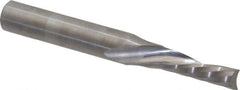 Onsrud - 3/16" Cutting Diam x 5/8" Length of Cut, 1 Flute, Downcut Spiral Router Bit - Uncoated, Right Hand Cut, Solid Carbide, 2" OAL x 1/4" Shank Diam, Single Edge, 21° Helix Angle - Exact Industrial Supply