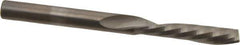 Onsrud - 1/4" Cutting Diam x 1-1/4" Length of Cut, 1 Flute, Downcut Spiral Router Bit - Uncoated, Right Hand Cut, Solid Carbide, 3" OAL x 1/4" Shank Diam, Single Edge, 21° Helix Angle - Exact Industrial Supply