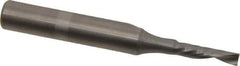 Onsrud - 1/8" Cutting Diam x 1/2" Length of Cut, 1 Flute, Downcut Spiral Router Bit - Uncoated, Right Hand Cut, Solid Carbide, 2" OAL x 1/4" Shank Diam, Single Edge, 21° Helix Angle - Exact Industrial Supply