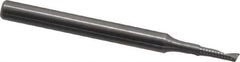 Onsrud - 1/16" Cutting Diam x 1/4" Length of Cut, 1 Flute, Upcut Spiral Router Bit - Uncoated, Right Hand Cut, Solid Carbide, 1-1/2" OAL x 1/8" Shank Diam, Single Edge, 22° Helix Angle - Exact Industrial Supply