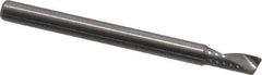 Onsrud - 1/8" Cutting Diam x 1/4" Length of Cut, 1 Flute, Upcut Spiral Router Bit - Uncoated, Right Hand Cut, Solid Carbide, 1-1/2" OAL x 1/8" Shank Diam, Single Edge, 22° Helix Angle - Exact Industrial Supply