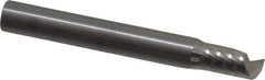 Onsrud - 5/16" Cutting Diam x 9/16" Length of Cut, 1 Flute, Upcut Spiral Router Bit - Uncoated, Right Hand Cut, Solid Carbide, 2-1/2" OAL x 5/16" Shank Diam, Single Edge, 22° Helix Angle - Exact Industrial Supply