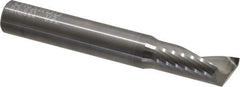 Onsrud - 1/2" Cutting Diam x 1-1/8" Length of Cut, 1 Flute, Upcut Spiral Router Bit - Uncoated, Right Hand Cut, Solid Carbide, 3-1/2" OAL x 1/2" Shank Diam, Single Edge, 22° Helix Angle - Exact Industrial Supply