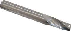 Onsrud - 3/8" Cutting Diam x 3/4" Length of Cut, 1 Flute, Upcut Spiral Router Bit - Uncoated, Right Hand Cut, Solid Carbide, 3" OAL x 3/8" Shank Diam, Single Edge, 21° Helix Angle - Exact Industrial Supply