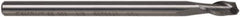 Onsrud - 3/4" Cutting Diam x 1-1/8" Length of Cut, 2 Flute, Upcut Spiral Router Bit - Uncoated, Right Hand Cut, Solid Carbide, 4" OAL x 3/4" Shank Diam, Bottom-Surfacing, 30° Helix Angle - Exact Industrial Supply