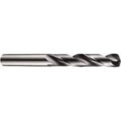 Jobber Length Drill Bit: 0.6875″ Dia, 140 °, Solid Carbide TiAlN Finish, Right Hand Cut, Spiral Flute, Straight-Cylindrical Shank