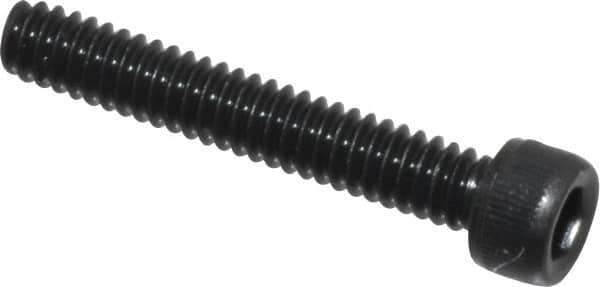 Value Collection - #3-48 UNC Hex Socket Drive, Socket Cap Screw - Alloy Steel, Black Oxide Finish, Fully Threaded, 5/8" Length Under Head - Exact Industrial Supply