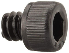 Value Collection - #10-24 UNC Hex Socket Drive, Socket Cap Screw - Alloy Steel, Black Oxide Finish, Fully Threaded, 3/16" Length Under Head - Exact Industrial Supply