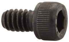 Value Collection - #10-24 UNC Hex Socket Drive, Socket Cap Screw - Alloy Steel, Black Oxide Finish, Fully Threaded, 5/16" Length Under Head - Exact Industrial Supply