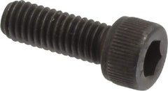 Value Collection - #10-32 UNF Hex Socket Drive, Socket Cap Screw - Alloy Steel, Black Oxide Finish, Fully Threaded, 9/16" Length Under Head - Exact Industrial Supply
