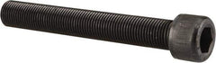 Value Collection - 9/16-18 UNF Hex Socket Drive, Socket Cap Screw - Alloy Steel, Black Oxide Finish, Partially Threaded, 4" Length Under Head - Exact Industrial Supply