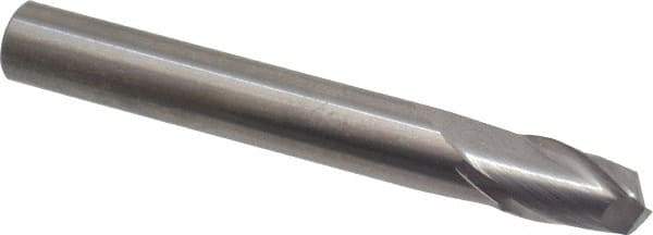 Onsrud - 1/4" Cutting Diam x 3/8" Length of Cut, 2 Flute, Upcut Spiral Router Bit - Uncoated, Right Hand Cut, Solid Carbide, 2" OAL x 1/4" Shank Diam, Bottom-Surfacing, 30° Helix Angle - Exact Industrial Supply