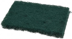 3M - 4-1/2" Long x 3" Wide x 0.8" Thick Scouring Pad - Medium-Duty, Green - Exact Industrial Supply