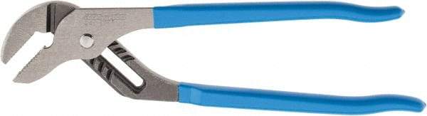 Channellock - 12" OAL, 2-1/4" Max Capacity, 7 Position Tongue & Groove Pliers - Standard Straight Jaws, Standard Head, Plastic Dipped Handles - Exact Industrial Supply