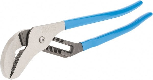 Tongue & Groove Plier: 16-1/2″ OAL, 4-1/4″ Cutting Capacity, Standard Jaw Standard Head, 8 Position, Plastic Dipped Handle