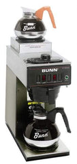 Bunn - Coffee Makers Coffee Maker Type: Two Station Commercial Pour-Omatic Color: Black - Exact Industrial Supply