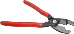 Knipex - 8-1/4" OAL, 10 AWG Capacity, Cable Cutter - Ergo Dual Component Handle - Exact Industrial Supply