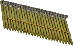 Stanley Bostitch - 0.113" Shank Diam 2" Long Framing Nails for Power Nailers - Steel, Smooth Shank, Angled Stick Wire Collation, Round Head, Diamond Point - Exact Industrial Supply