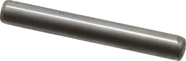 Metric Blue - 8mm Diam x 60mm Pin Length Alloy Steel Pull Out Dowel Pin - 1 Beveled & 1 Threaded End - Exact Industrial Supply