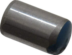 Metric Blue - 6mm Diam x 10mm Pin Length Alloy Steel Pull Out Dowel Pin - 1 Beveled & 1 Threaded End - Exact Industrial Supply