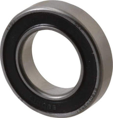 SKF - 12mm Bore Diam, 21mm OD, Double Seal Thin Section Radial Ball Bearing - 5mm Wide, 1 Row, Round Bore, 151 Lb Static Capacity, 321 Lb Dynamic Capacity - Exact Industrial Supply