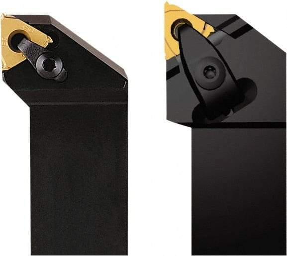 Seco - External Thread, Right Hand Cut, 32mm Shank Width x 32mm Shank Height Indexable Threading Toolholder - 170mm OAL, 16ER Insert Compatibility, CE Toolholder, Series Snap Tap - Exact Industrial Supply