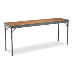 Barricks - Folding Tables Type: Rectangular Folding Table Width (Inch): 72 - Exact Industrial Supply