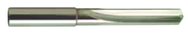 15/32 Dia. - Carbide Straight Flute 4XD Drill-120° Point-Coolant-Bright - Exact Industrial Supply