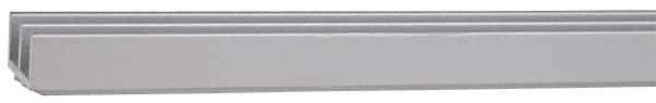 80/20 Inc. - 1 Panel, 0 to 48" Wide Door, Clear Anodized Aluminum Door Slide Track - 0.281" Door Thickness - Exact Industrial Supply