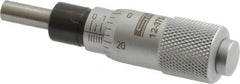 SPI - 1/2 Inch, 0.51 Inch Thimble, 0.2 Inch Spindle Diameter x Mechanical Micrometer Head - Exact Industrial Supply