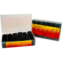 Heat Shrink Electrical Tubing Kits; Number of Pieces: 102; Inside Diameter Before Shrinking (Decimal Inch): 0.5000; 1.0000; 1; 1/2; 0.3750; 0.7500; 1/4; 3/16; 3/4; 0.1870; 0.2500; 3/8; Inside Diameter Before Shrinking (mm): 1 in; 0.5000 in; 0.7500 in; 1.0