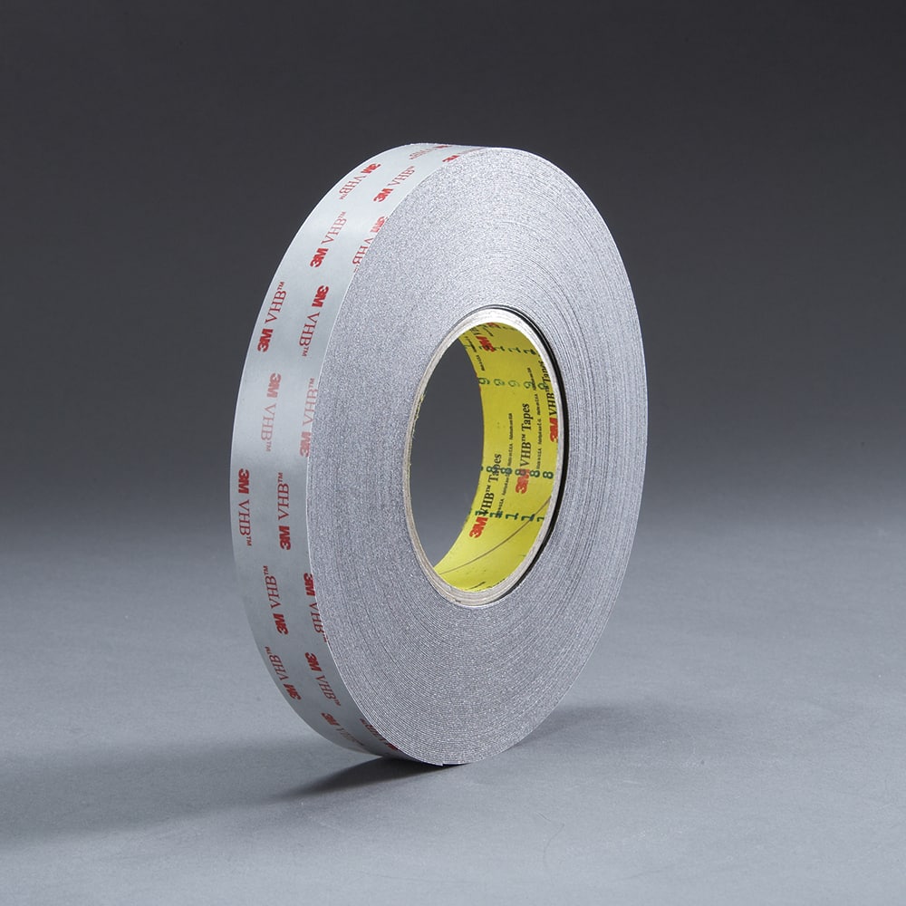 3M - Double Sided Tape; Material Family: Foam ; Length Range: 72 yd. and Larger ; Width (Inch): 1 ; Adhesive Material: Acrylic ; Thickness (mil): 16.0000 ; Length: 216 - Exact Industrial Supply