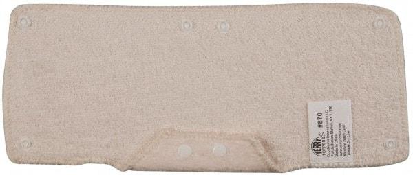 OccuNomix - Terry Cloth Hard Hat Sweat & Comfort Band - Snap-On Attachment, Beige, Compatible with All Hard Hats - Exact Industrial Supply