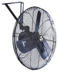 Airmaster - 30" Blade, 1/4 hp, 3,415, 5,300 & 7,185 CFM, Industrial Circulation Fan - Wall/Ceiling Mount, 115 Volts, 2 Speed - Exact Industrial Supply