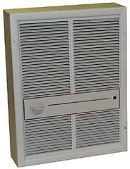 TPI - 240, 208 Volt, 3,000, 2,250 Watt, 175 CFM, 10,239 Max BTU, Wall Heater - 15 Wide x 4 Deep x 19-7/8 High - Exact Industrial Supply