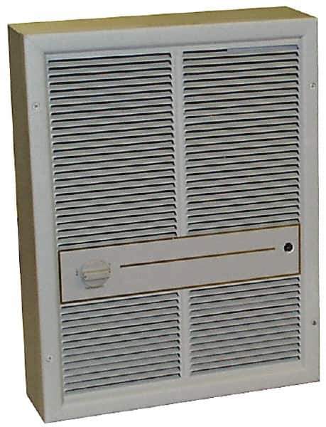 TPI - 240, 208 Volt, 4,000, 3,000 Watt, 175 CFM, 13,652 Max BTU, Wall Heater - 15 Wide x 4 Deep x 19-7/8 High - Exact Industrial Supply