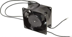 EBM Papst - 115 Volts, AC, 28 CFM, Square Tube Axial Fan - 0.1 Amp Rating, 80mm High x 3.15" Wide x 1-1/2" Deep - Exact Industrial Supply