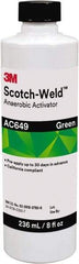 3M - 8 Fl Oz, Green Adhesive Activator - For Use with Threadlockers, Pipe Sealants, Retaining Compounds, Gasket Makers - Exact Industrial Supply