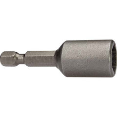 Specialty Screwdriver Bits; Type: Nut Setter Bit; Style: Power Bit; Overall Length Range: 1″ - 2.9″; Hex Size: 5/16; Material: Steel; Magnetic: No; Drive Type: Hex; Socket Nose Diameter (Inch): 1/2; Number of Points: 6; Material: Steel; Type: Nut Setter B