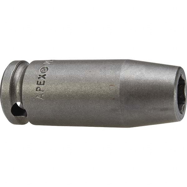 Apex - Impact Sockets Drive Size (Inch): 3/8 Size (Inch): 9/16 - Exact Industrial Supply