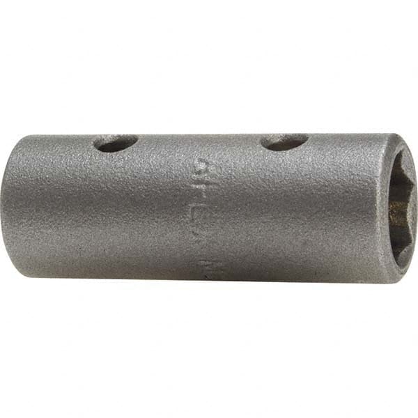 Impact Socket: 1/4″ Drive, Square Drive 6-Point, 0.969″ OAL