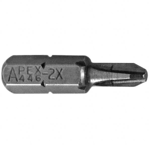 Apex - Hex Screwdriver Bits Type: Hex Screwdriver Bit Measurement Type: Inch - Exact Industrial Supply