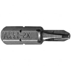 Apex - Hex Screwdriver Bits Type: Hex Screwdriver Bit Measurement Type: Inch - Exact Industrial Supply