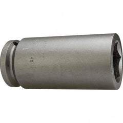 Impact Socket: 3/4″ Drive, Square Drive 6-Point, 101.6 mm OAL