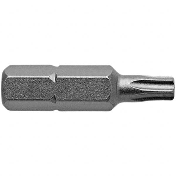 Apex - Torx Screwdriver Bits Type: Torx Bit Drive Size (Inch): 1/4 - Exact Industrial Supply