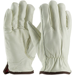 ‎77-268/S Insulated Drivers Gloves - Top Grain Cowhide Drivers - Premium - Red Foam Lining - Keystone Thumb - Exact Industrial Supply