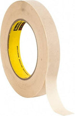 3M - 3/4" Wide x 60 Yd Long Tan Paper Masking Tape - Series 234, 5.9 mil Thick, 27 In/Lb Tensile Strength - Exact Industrial Supply