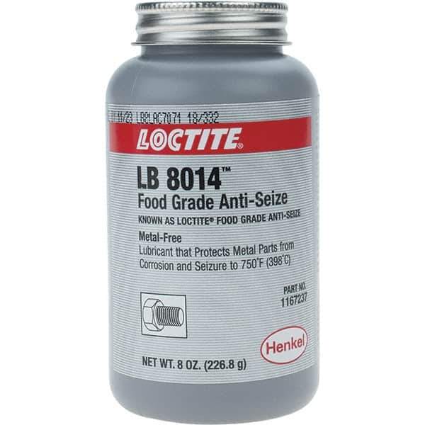 Loctite - 8 oz Brush Top General Purpose Anti-Seize Lubricant - Metal Free, 750°F - Exact Industrial Supply