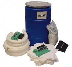 PRO-SAFE - Oil Only Spill Kit - 55 Gal Polyethylene Drum - Exact Industrial Supply