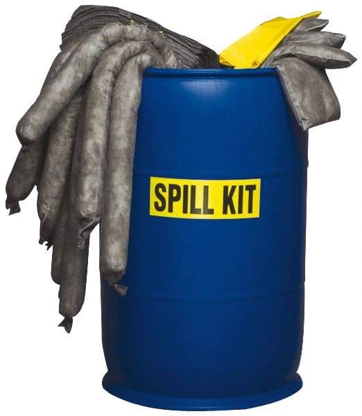 PRO-SAFE - Universal Spill Kit - 95 Gal Polypropylene Overpack Container - Exact Industrial Supply